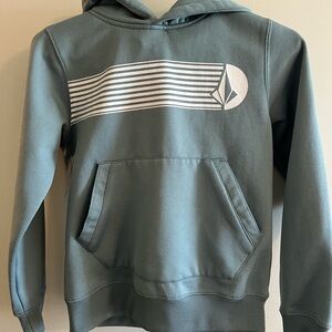 Volcom kids technical fleece hoodie, size xs